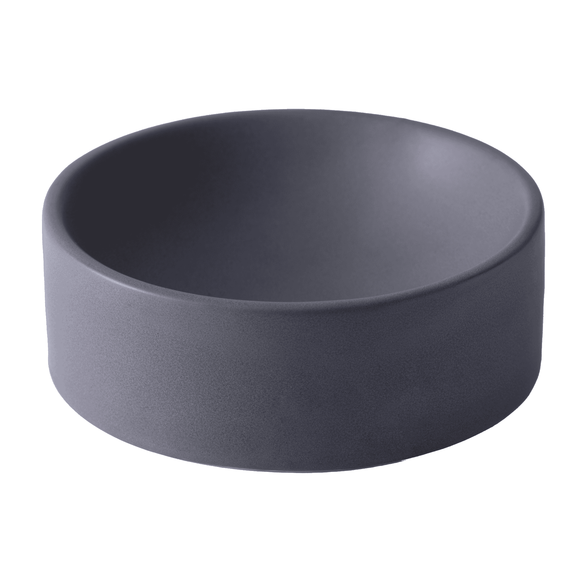 Quapas! Keramieken Eet- en Drinkbak Donkergrijs