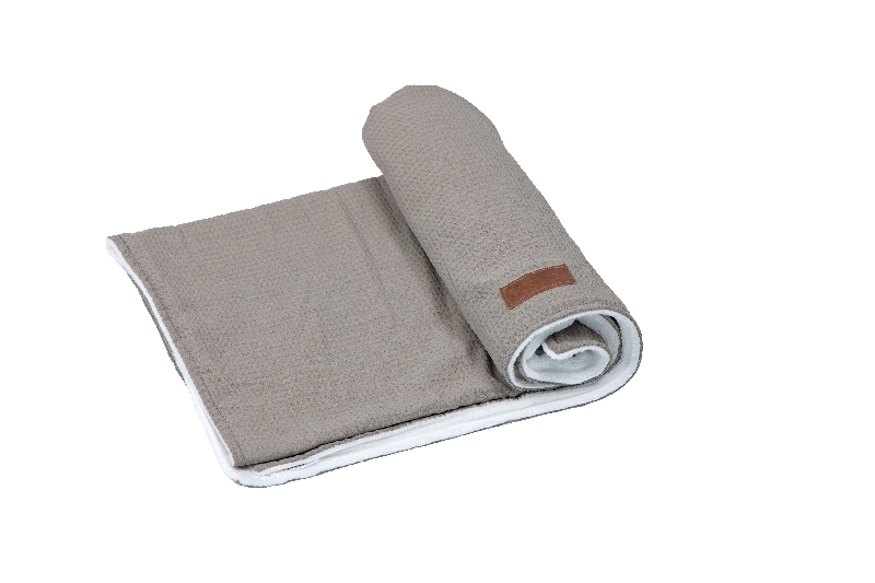 Quapas! Deken Wafel Gevuld Grijs 140x100cm