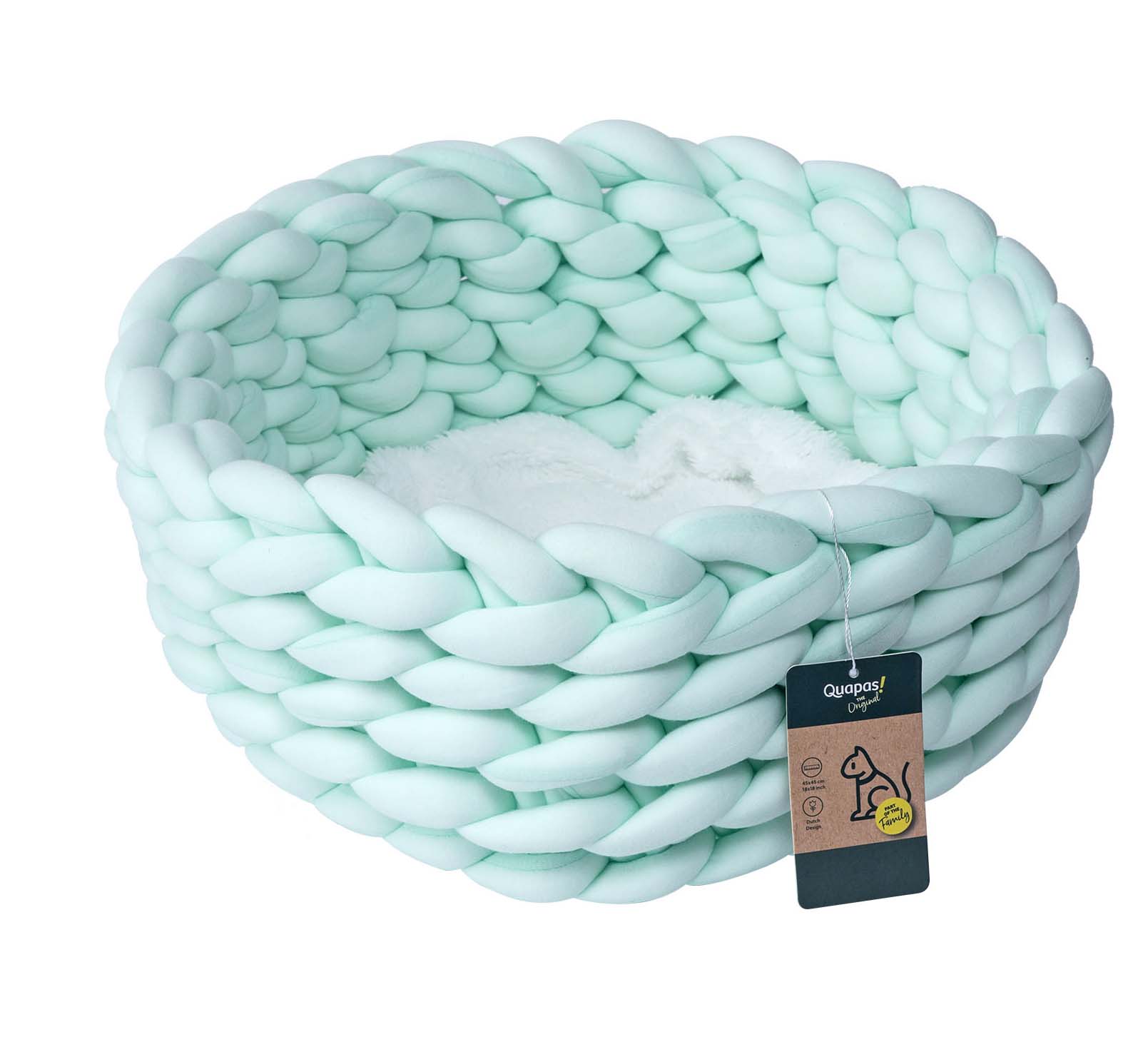 Quapas! Kattenmand geweven mint