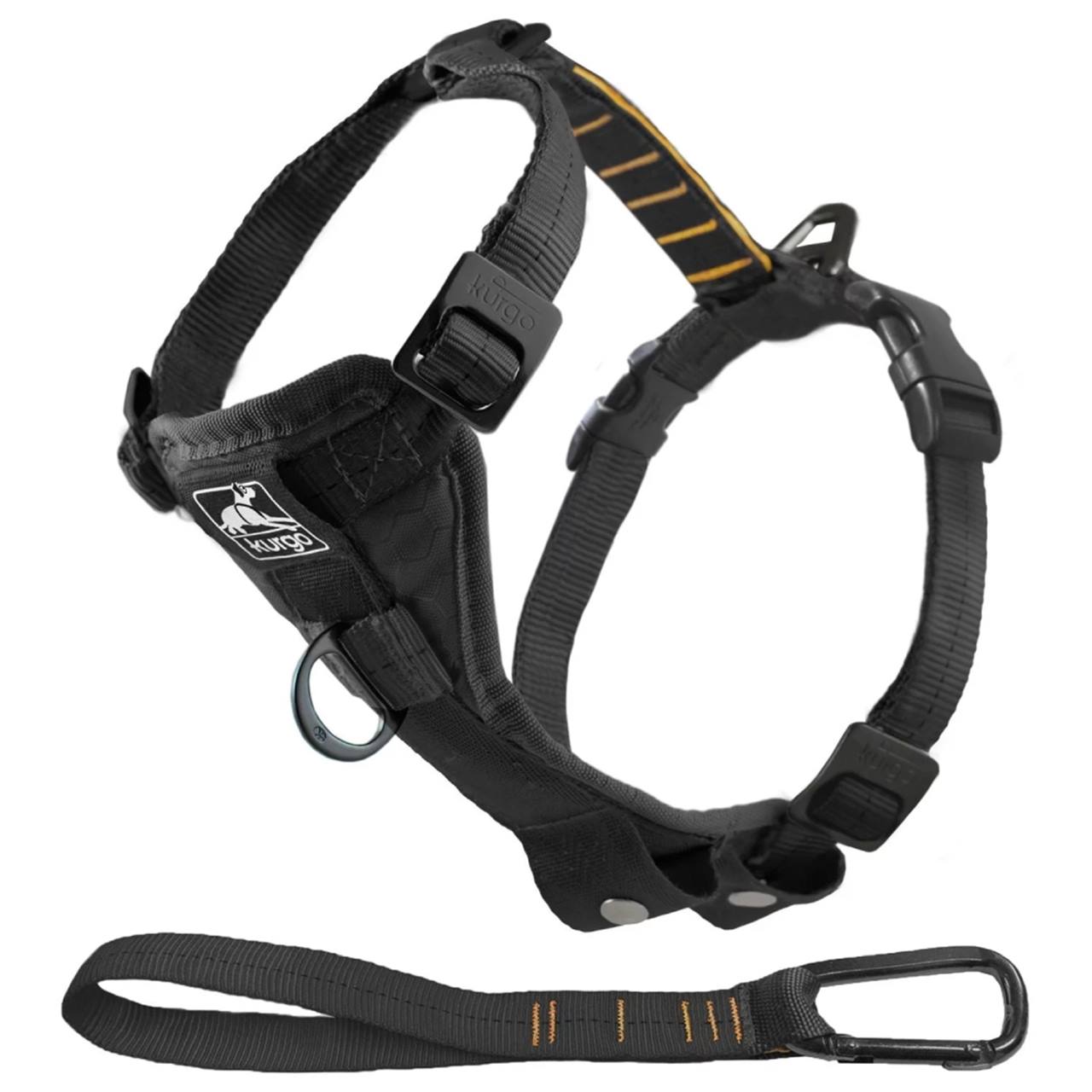 Kurgo Enhanced Strength Tru-Fit Smart Harness, Black, XS