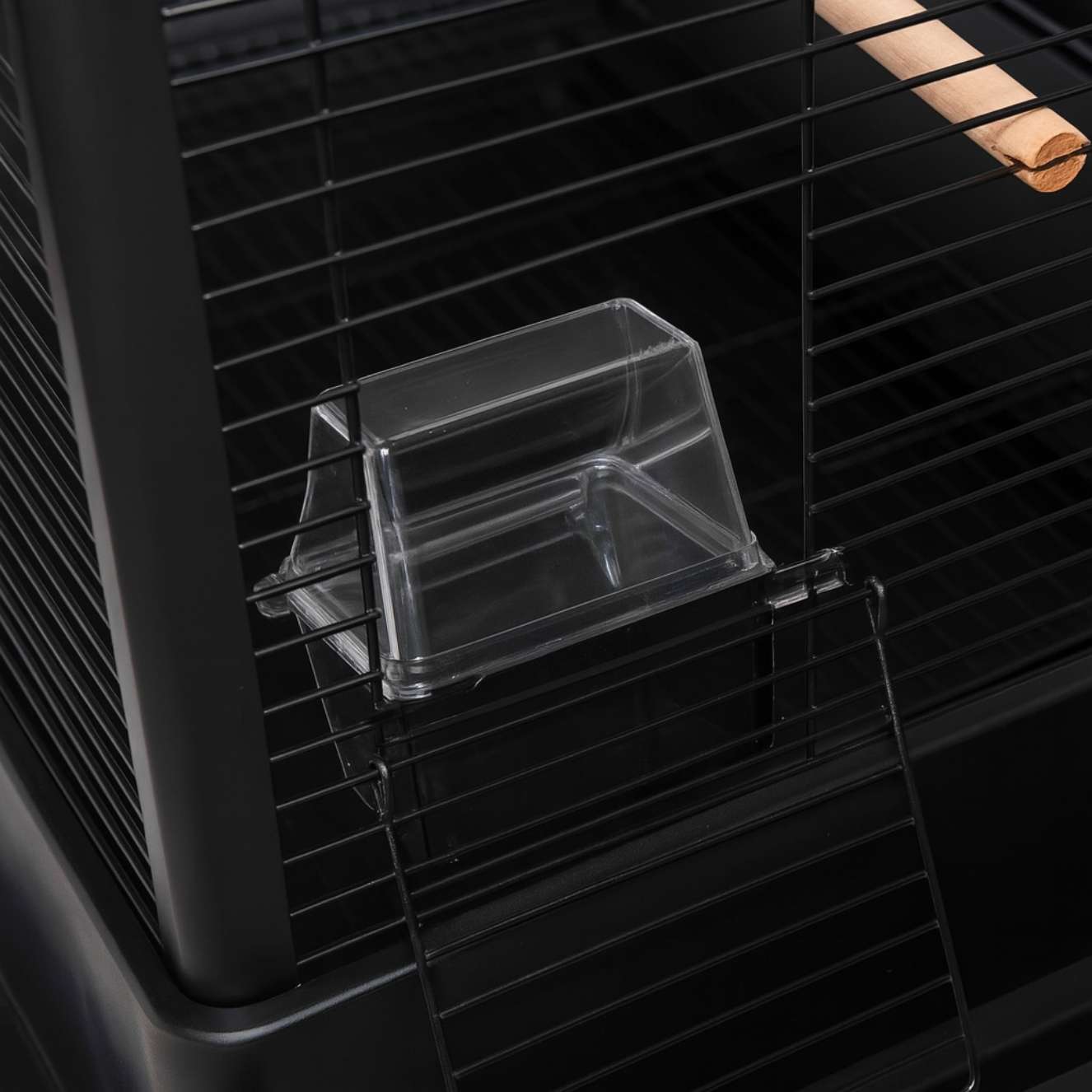 Vogelkooi Ceasar Zwart