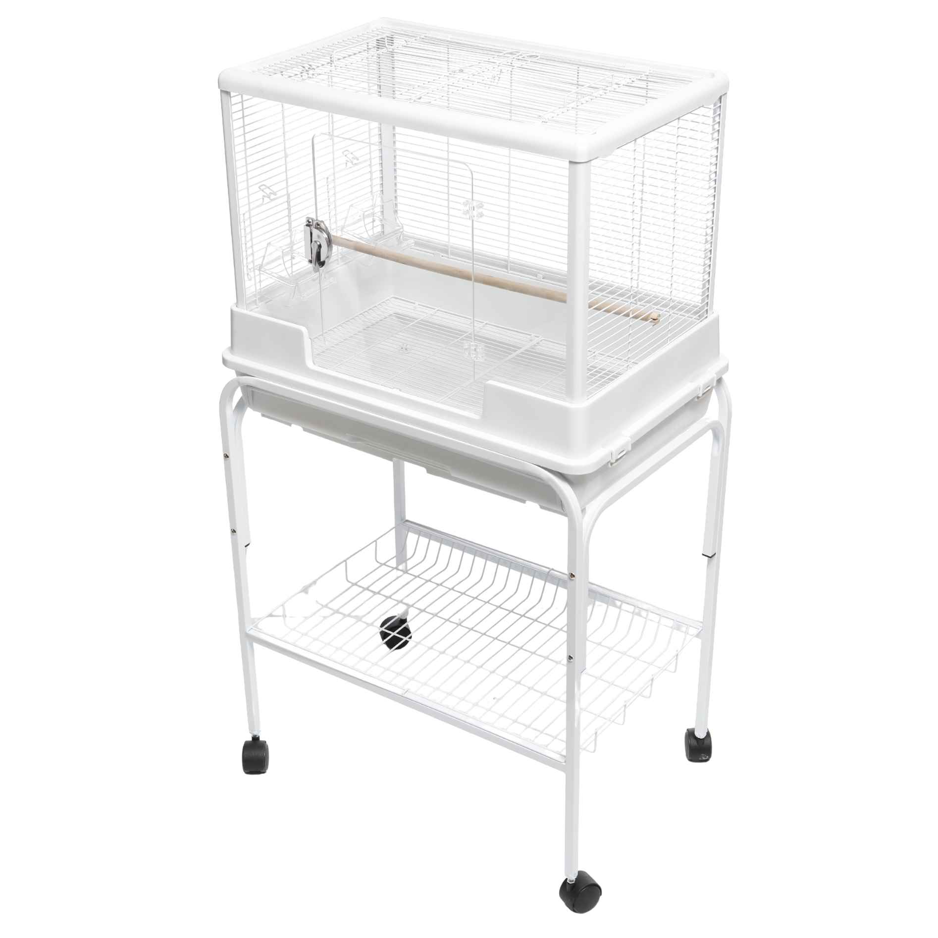 Vogelkooi Palazzo M Wit met Standaard