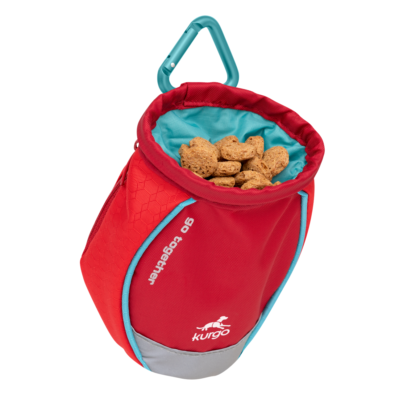 Kurgo Go-Stuff-It Treat Bag, Chili Red