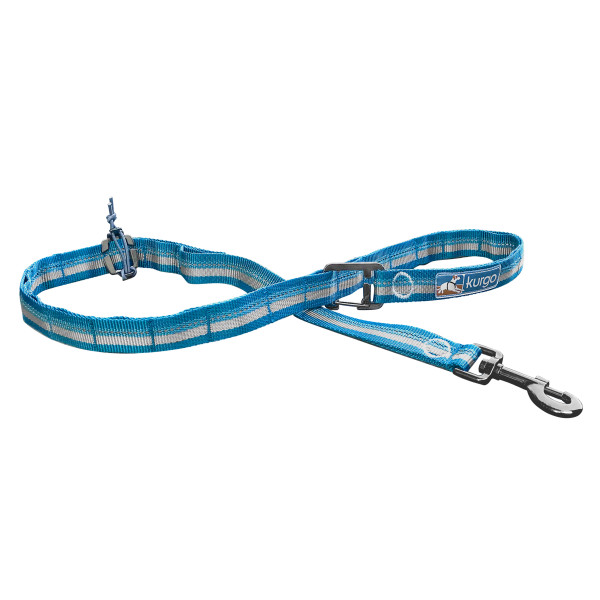 Kurgo RSG Stub Leash, Coastal Blue
