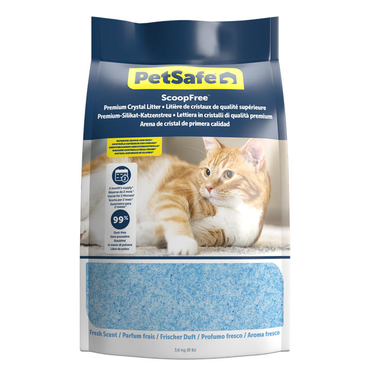 ScoopFree™ Premium Crystal Litter Bag, Fresh Scent, 3.6 kg