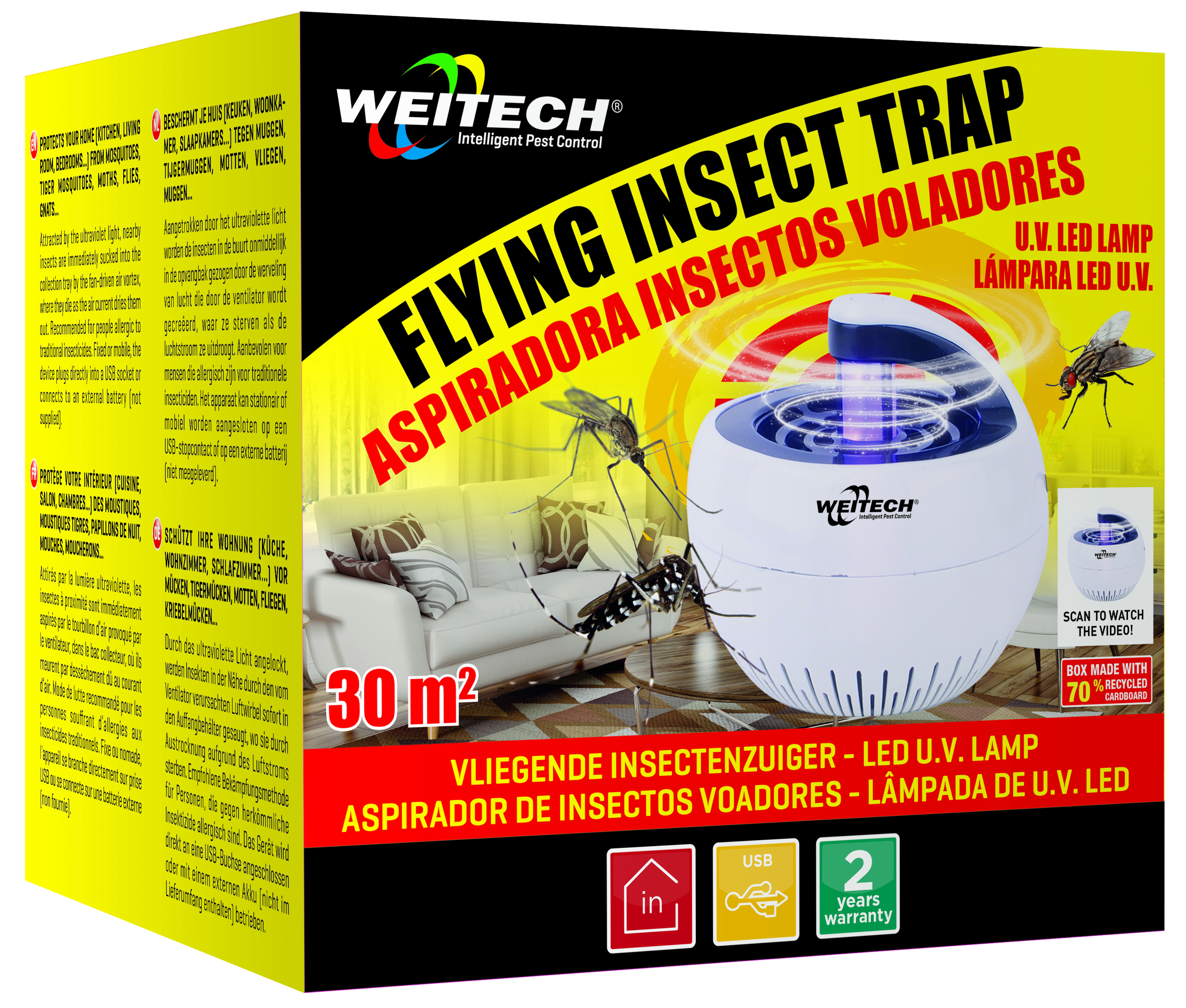Flying insect trap