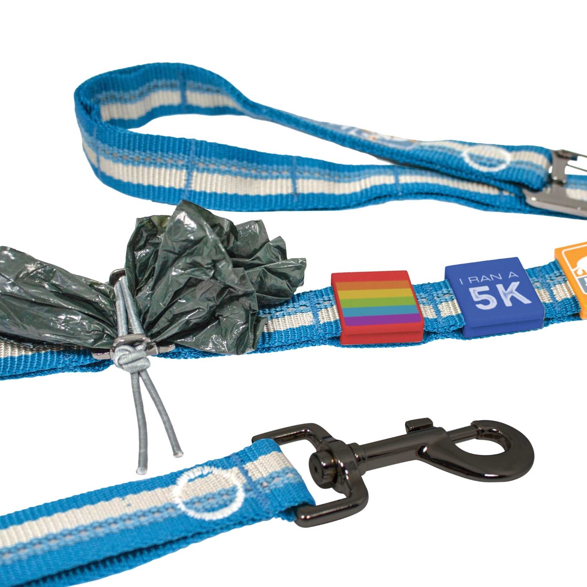 Kurgo RSG Stub Leash, Coastal Blue