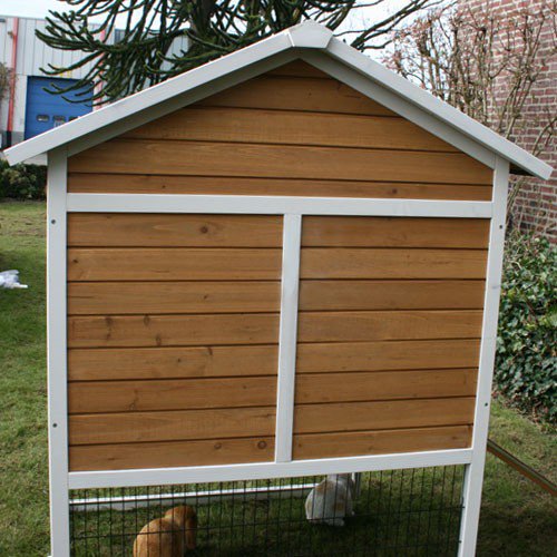 Konijnenhok Queens Castle Duo met ren